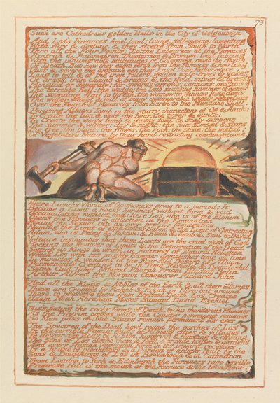 Jerusalem, Plate 73 by William Blake